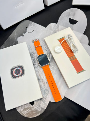 SERIES 8 ULTRA WATCH- 49 MM SIZE DUEL STRAP(APPLE LOGO)