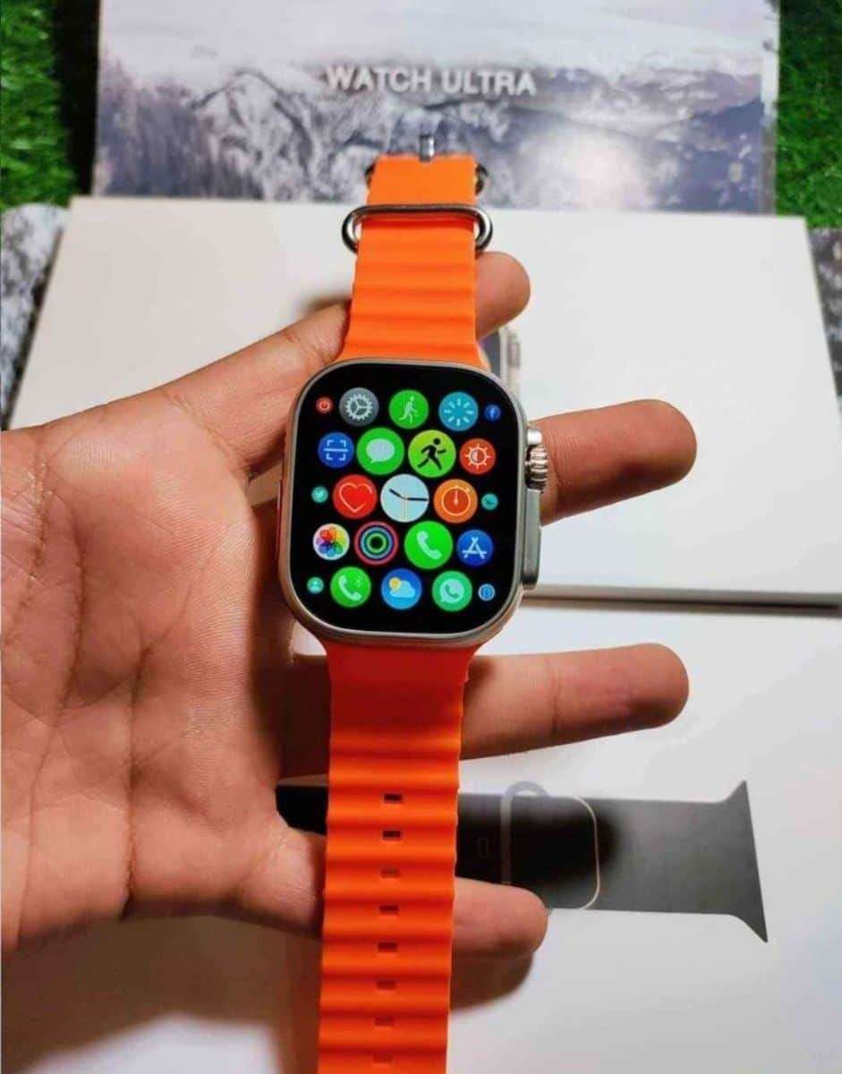 SERIES 8 ULTRA WATCH- 49 MM SIZE DUEL STRAP(APPLE LOGO)